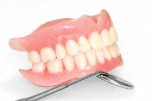 White Acrylic Dentures