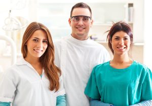 A team of dentists