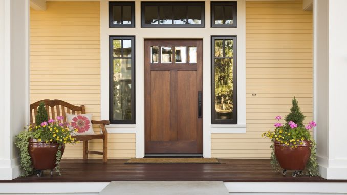 Front door of a home Front door of a home