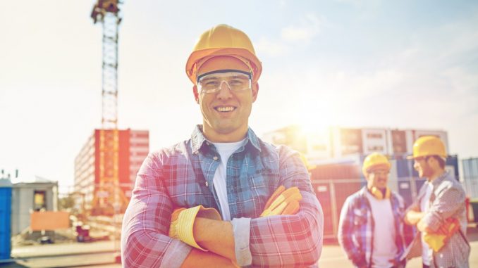 Builders in hard hat Builders in hard hat