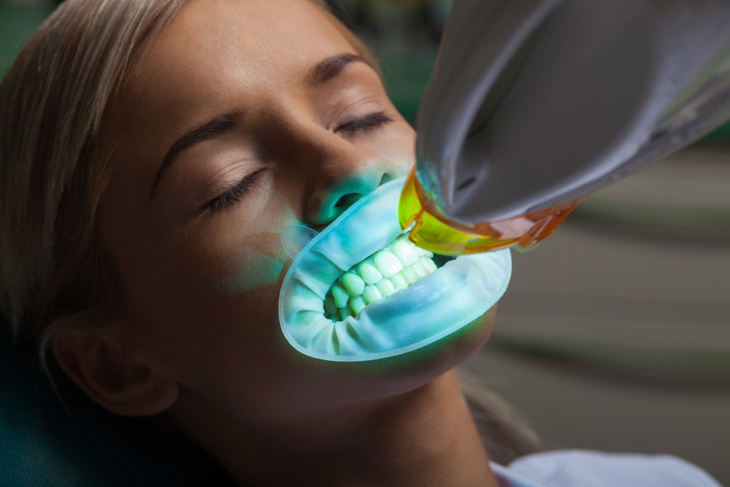 laser teeth whitening solution