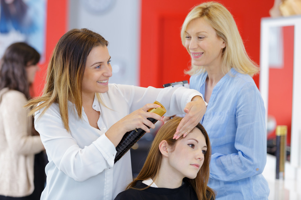 salon hair services